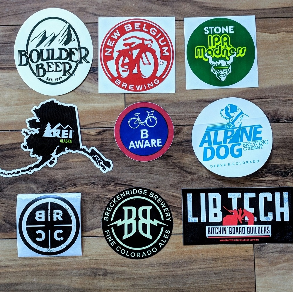 Brewery sticker bundle